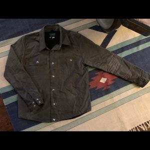 Black Bear waxed canvas shirt jacket